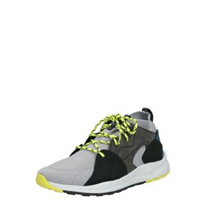 COLUMBIA Sportovní boty  šedá / tmavě šedá / černá / petrolejová / žlutá
