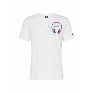 Champion Authentic Athletic Apparel Tričko  tmavě růžová / bílá