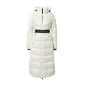 Calvin Klein Přechodný kabát  bílá / černá