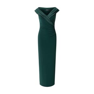 Lauren Ralph Lauren Společenské šaty 'LEONETTA'  tmavě zelená