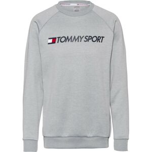 Tommy Sport Sportovní mikina 'FLEECE LOGO CREW NECK'  šedá