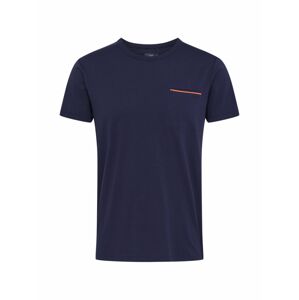 ESPRIT Tričko  námořnická modř / oranžová