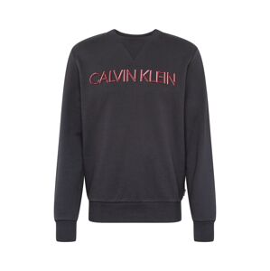 Calvin Klein Mikina  červená / černá