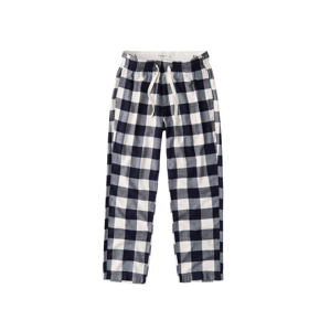 Abercrombie & Fitch Pyžamové kalhoty  námořnická modř / bílá