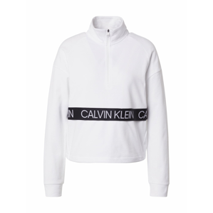 Calvin Klein Performance Sportovní svetr  černá / bílá