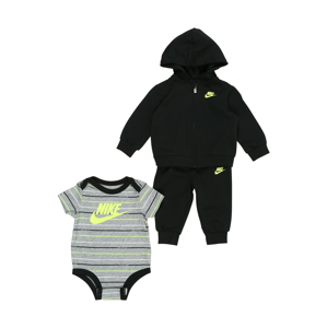 Nike Sportswear Sada  černá / šedý melír / svítivě zelená