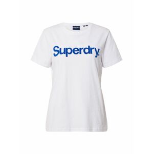 Superdry Tričko 'CL Flock'  modrá / bílá