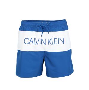 Calvin Klein Swimwear Plavecké šortky  bílá / modrá