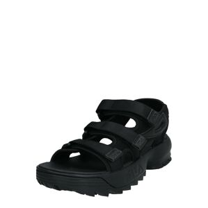 FILA Trekingové sandály  černá