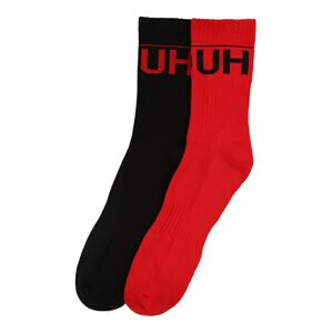 HUGO Ponožky  černá / světle červená