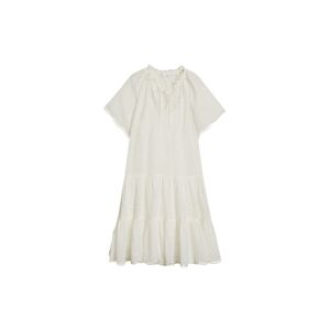 MANGO Letní šaty 'Bohochic'  bílý melír