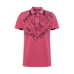 CAMP DAVID Tričko  pink / černá