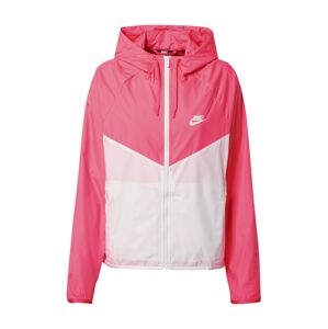Nike Sportswear Přechodná bunda 'Windrunner'  pink / bílá