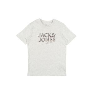 Jack & Jones Junior Tričko  bílý melír