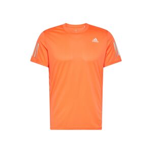 ADIDAS PERFORMANCE Funkční tričko 'Own The Run'  oranžová / bílá / šedá