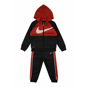 Nike Sportswear Joggingová souprava  tmavě červená / černá / bílá