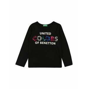 UNITED COLORS OF BENETTON Tričko  černá / bílá / pink / modrá / zelená
