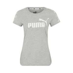 PUMA Funkční tričko 'Amplified Tee'  bílá / světle šedá