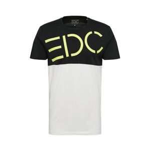 EDC BY ESPRIT Tričko  bílá / černá