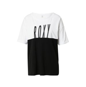 ROXY Funkční tričko 'INTO MY LIFE'  bílá / černá