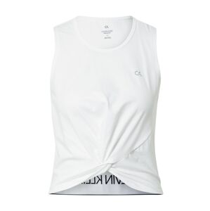 Calvin Klein Performance Sportovní top 'TANK'  bílá / černá