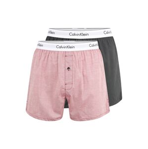 Calvin Klein Underwear Boxerky  pastelově červená / antracitová