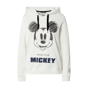 PRINCESS GOES HOLLYWOOD Mikina 'Disney Mickey'  bílá / černá / námořnická modř