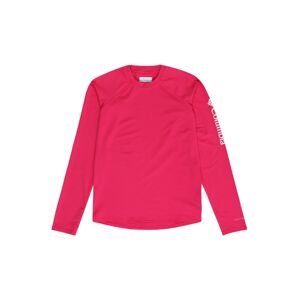 COLUMBIA Funkční tričko 'Sandy Shores'  pink / bílá