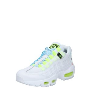 Nike Sportswear Kotníkové tenisky 'Air Max 95'  bílá / svítivě žlutá / světlemodrá
