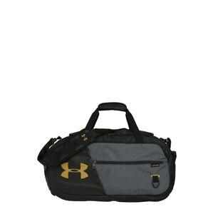 UNDER ARMOUR Sportovní taška 'Undeniable Duffel 4.0 MD'  černá / šedý melír / žlutá