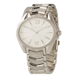 Michael Kors Analogové hodinky 'Whitney'  stříbrná / bílá