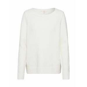 ESPRIT Svetr 'slubseaming sweater'  offwhite