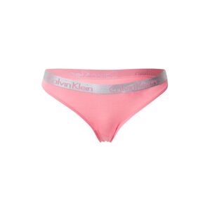 Calvin Klein Underwear Tanga  růžová / stříbrná
