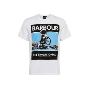 Barbour International Tričko  bílá / mix barev