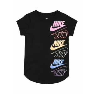 Nike Sportswear Tričko  černá / světle fialová / růžová / světlemodrá / tmavě žlutá