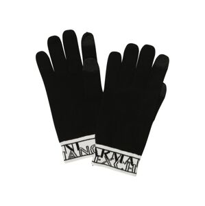 ARMANI EXCHANGE Prstové rukavice  bílá / černá