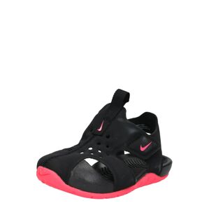 Nike Sportswear Otevřená obuv 'Sunray Protect 2 TD'  pink / černá