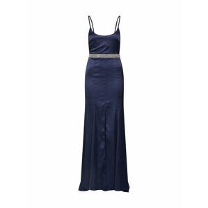 Missguided Společenské šaty 'SATIN DIAMANTE'  modrá