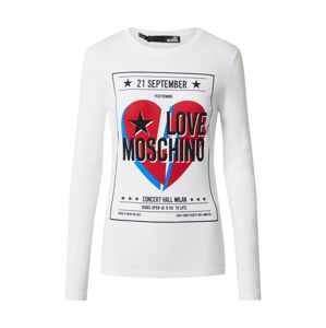 Love Moschino Tričko  mix barev / bílá