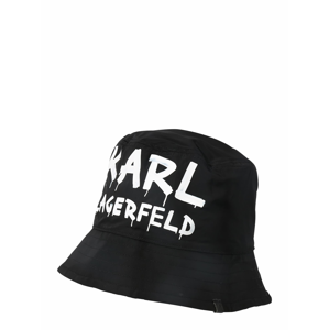 Karl Lagerfeld Klobouk  bílá / černá