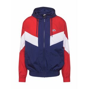 Nike Sportswear Přechodná bunda  bílá / červená / marine modrá