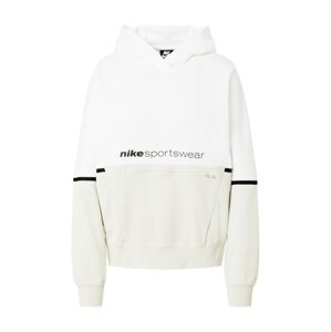 Nike Sportswear Mikina 'ARCHIVE RMX'  světle šedá / černá / bílá
