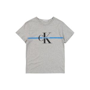 Calvin Klein Jeans Tričko 'MONOGRAM '  šedý melír