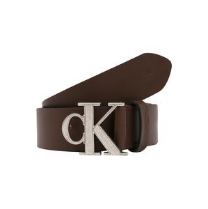 Calvin Klein Jeans Opasek 'CKJ MONO HARDWARE 35MM'  hnědá