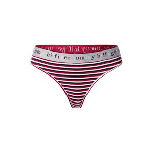 Tommy Hilfiger Underwear Tanga  červená / tmavě modrá / bílá / světle šedá