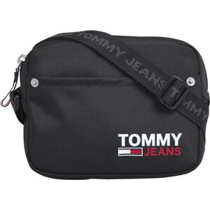 Tommy Jeans Taška přes rameno  černá / bílá / světle červená