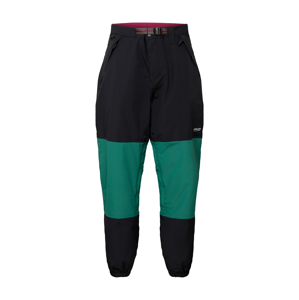 QUIKSILVER Outdoorové kalhoty 'BEATER'  zelená / černá