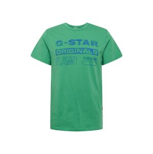 G-Star RAW Tričko 'Originals Water'  zelená