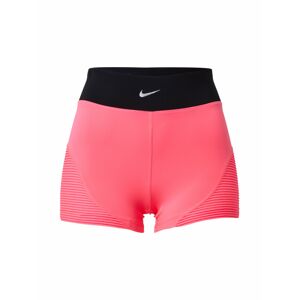 NIKE Sportovní kalhoty 'Nike Pro AeroAdapt'  stříbrná / pink / černá