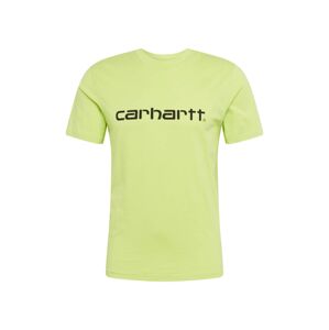 Carhartt WIP Tričko  černá / limetková